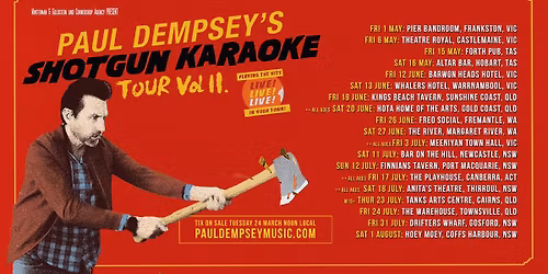 Shotgun Karaoke Regional Nationwide Tour 