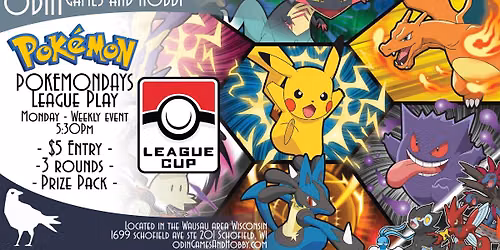 POKEMONDAYS - POKEMON TCG LEAGUE NIGHT - Weekly Play Event