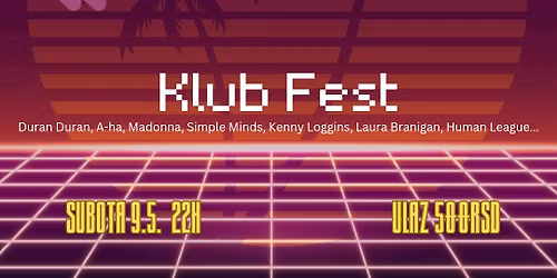 ProRock \/ 80s speical night u klubu Fest 