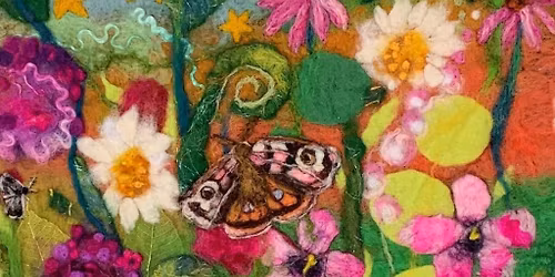 Felted Floral Picture workshop with Eve Marshall