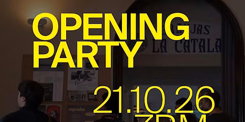 OPENING PARTY - Open Design Editions 2026
