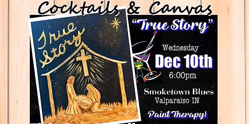 "True Story" Christmas Cocktails and Canvas Paint and Sip Art Event