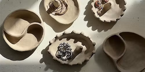 Handmade Jewelry Dish Ceramic Class- Intro to Pottery Class
