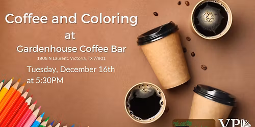 Coffee and Coloring at Gardenhouse Coffee and Espresso Bar