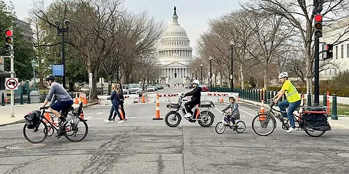 Hill Family Biking:  Ride to Ice Skating