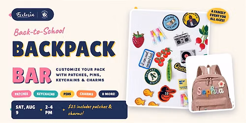 Back-To-School Backpack Bar