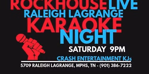 Saturdays KARAOKE at Rockhouse Live Raleigh Lagrange! (9pm)