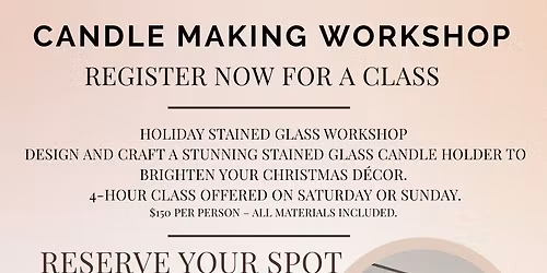 Holiday Stained Glass Workshop
