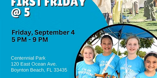 Kids Markets at Boynton First Friday at 5