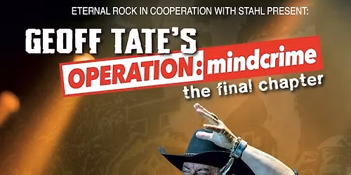 GEOFF TATE (ex Queensryche) - "Operation Mindcrime" - The Final Chapter