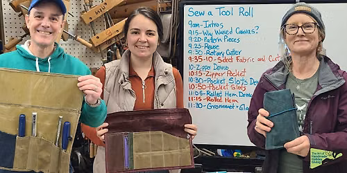 Sew a Waxed Canvas Tool Roll @ STL