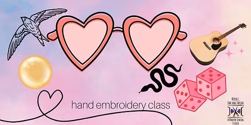 Taylor Swift Embroidery Party \u2013 Sat. Dec 13th