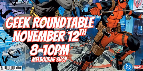 Geek Roundtable Nov. 12, 8-10PM