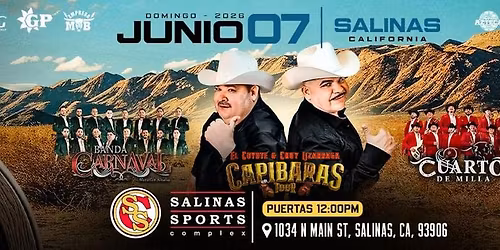 Capibaras Tour Chuy Lizarraga y El Coyote