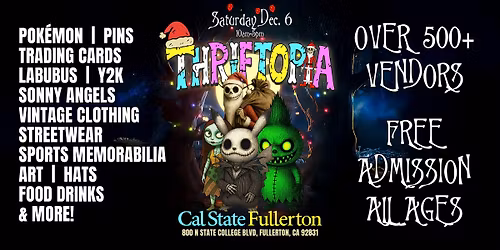 THRIFTOPIA invades Cal State Fullerton! Christmas Edition