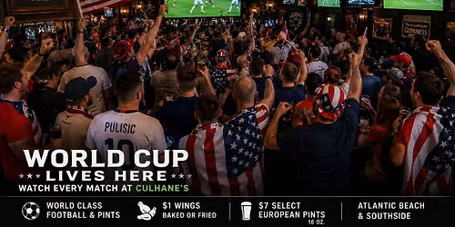 \ud83c\uddfa\ud83c\uddf8\u26bd Watch Team USA at Culhane's Irish Pub - World Cup \ud83c\uddfa\ud83c\uddf8 \u26bd
