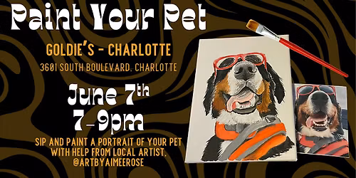 Paint Your Pet at Goldie\u2019s - CLT
