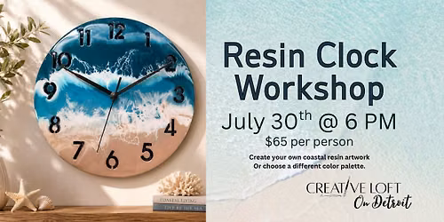 Resin Clock Workshop