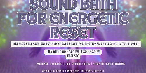 Sound Bath for Energetic Reset