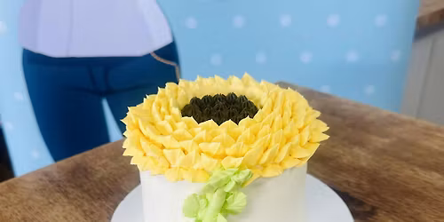 Buttercream Blooms! Sunflower Cake