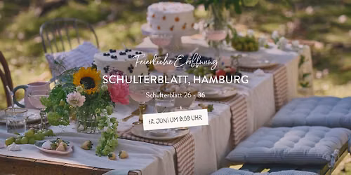 Gr\u00f6\u00dfe Er\u00f6ffnung am Schulterblatt, Hamburg\u2728