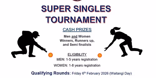 SUPER SINGLES TOURNAMENT - Qualifying
