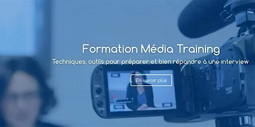 Formation M\u00e9dia Training \u00e0 Paris