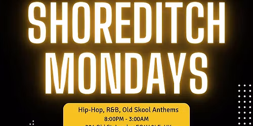 Trafik Shoreditch \/\/ Every Monday