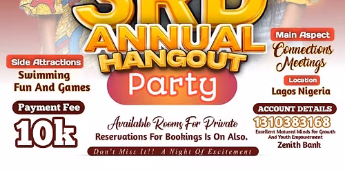 3rd Annual Hangout Party