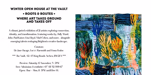 Winter Art Open Salon: Roots & Routes