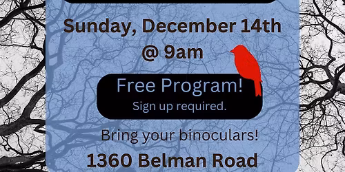 Bird Walk w\/ Lisa Benoit at Belman Road Campus
