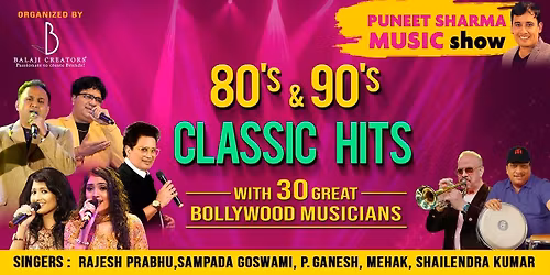 80's & 90's Classic Hits with 30 Great Musicians