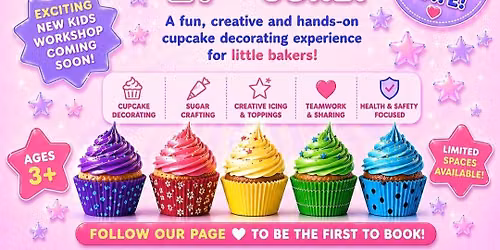Leati’s Little Bakers Club – Kids Cupcake Decorating Workshop — first floor, 4 Devizes Rd, Swindon