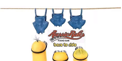 Kids Cancer Care 'Bare to Ride' fundraiser at Aussie Rules Piano Bar