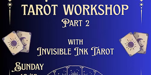 Beginner Tarot Workshop Part 2