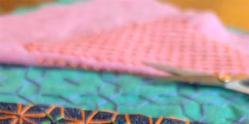 Japanese Sashiko Stitching \/ Visible Mending Workshop