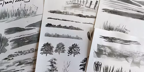 Watercolour Landscape Details \u00a318 Garstang