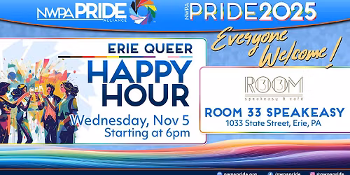 Erie Queer Happy Hour at Room 33