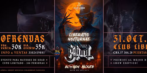 \u00a1Liberatio Nocturnae! Fiesta de Halloween