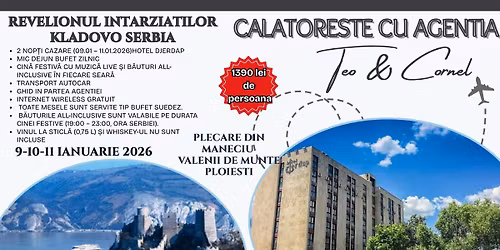 REVELIONUL INTARZIATILOR SERBIA HOTEL DJERDAP