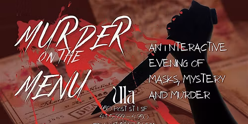 Mrder on the Menu -  Halloween Mrder Mystery Dinner Party