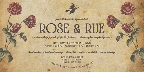 Rose & Rue Pop Up