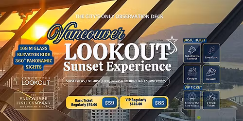 Vancouver Lookout Sunset Experience