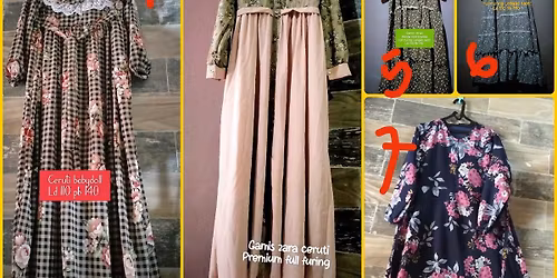 SALE gamis2 Dan mukena 