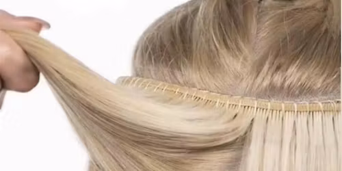 Invisible bead method hair extension class