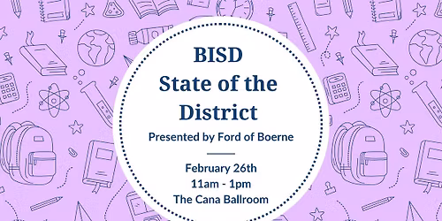 Boerne ISD State of the District Address & Luncheon presented by Ford of Boerne