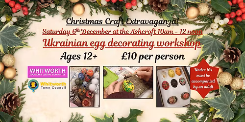 Ukrainian egg decorating workshop