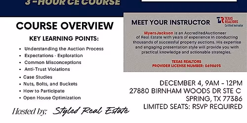 How to survive a real property auction