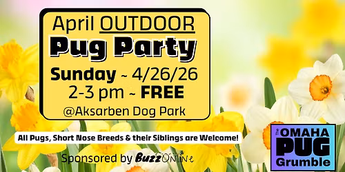 April Outdoor Pug Party