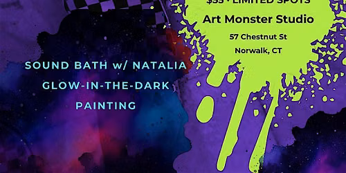 Inner Canvas: (Glow Within) Sound Bath + Glow-in-the-Dark Painting